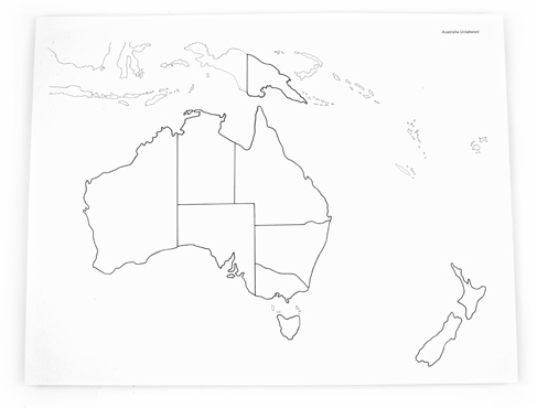 NEW Australia Control Map – UnLabeled